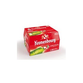 KRONENBOURG - ORIGINAL - BIÈRE BLONDE - BOUTEILLE - ALC. 4,2% VOL. X26